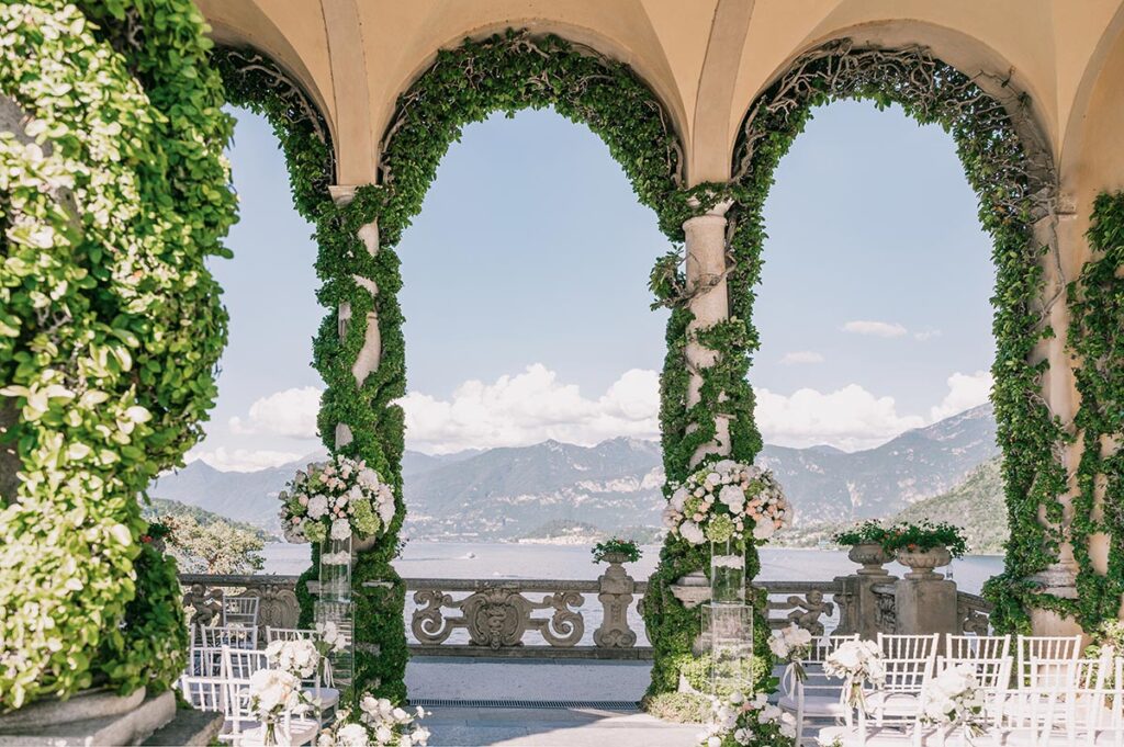 Wedding at Villa del Balbianello details