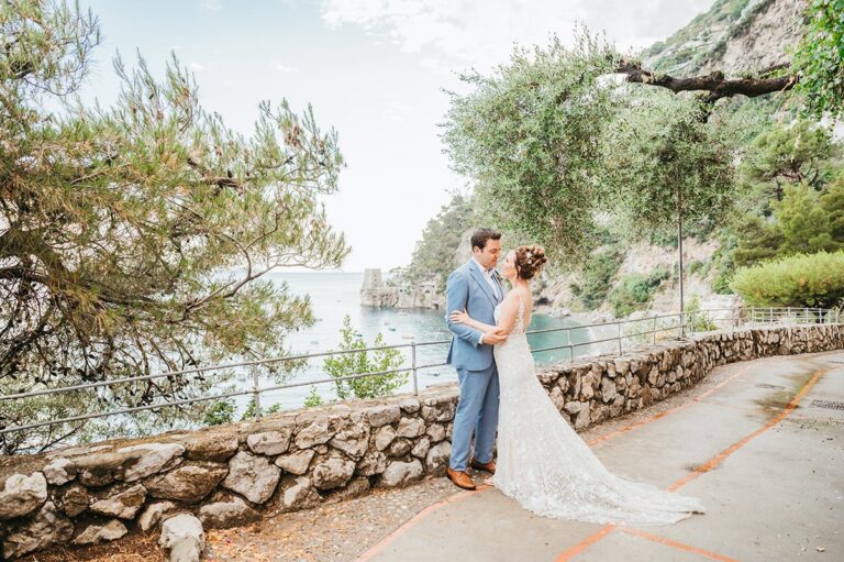 catholic wedding in positano