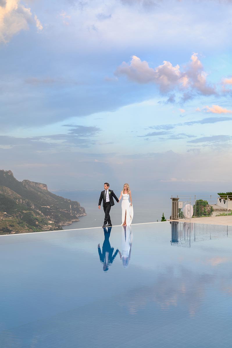 Symbolic wedding at Hotel Caruso | Emiliano Russo | symbolic wedding at the hotel caruso ravello infinity pool 3 1 | Plan your perfect symbolic wedding at Hotel Caruso in Ravello, a luxurious and romantic setting for your special day. Get inspiration and tips with us.