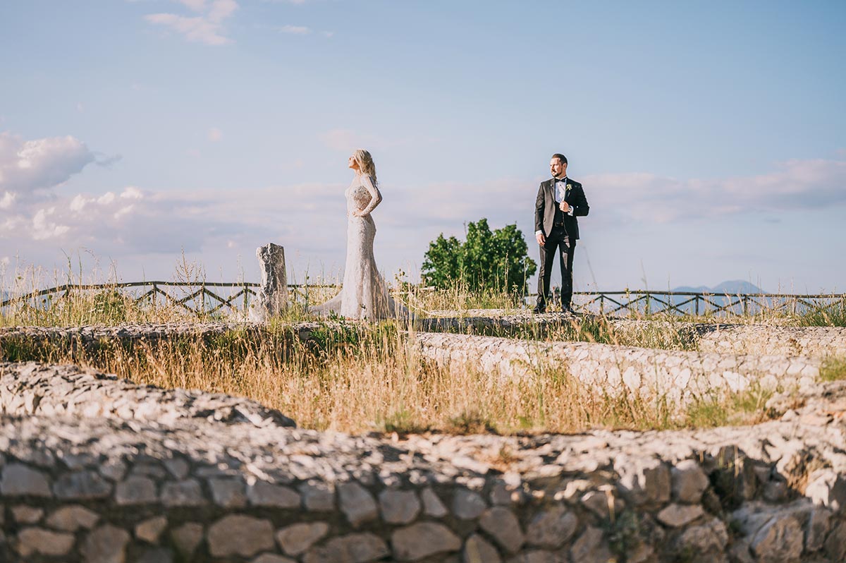 symbolic wedding in Anacapri - couple shots