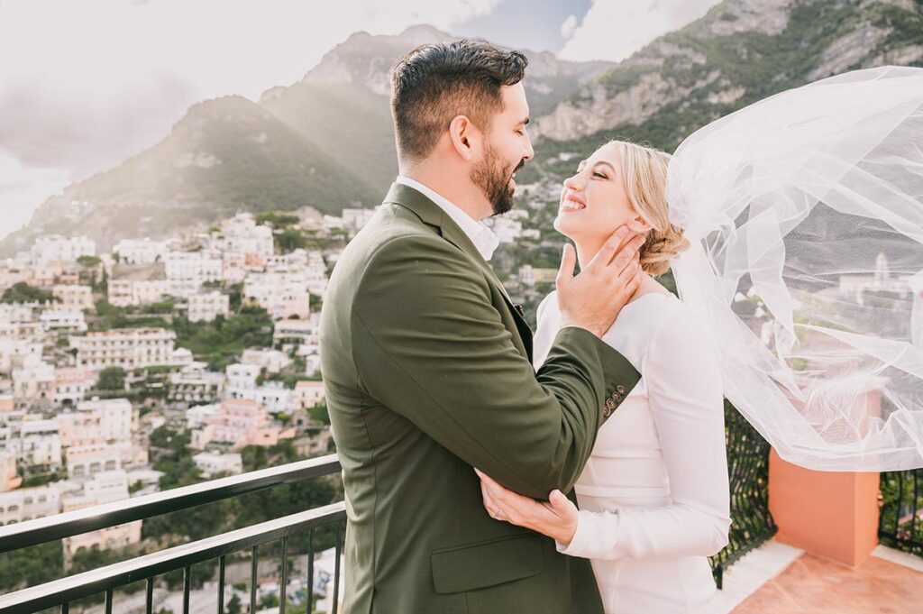 micro wedding in positano