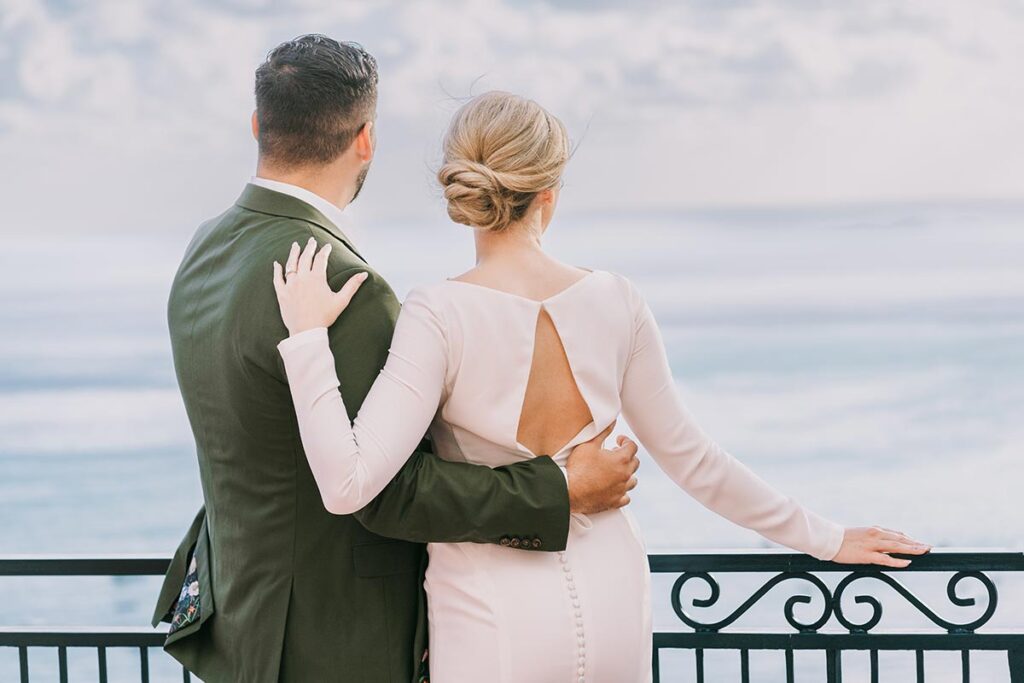 micro wedding in positano