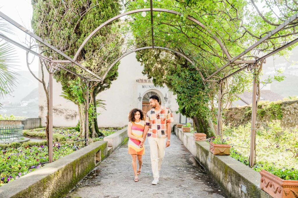 luxury wedding proposal in Ravello