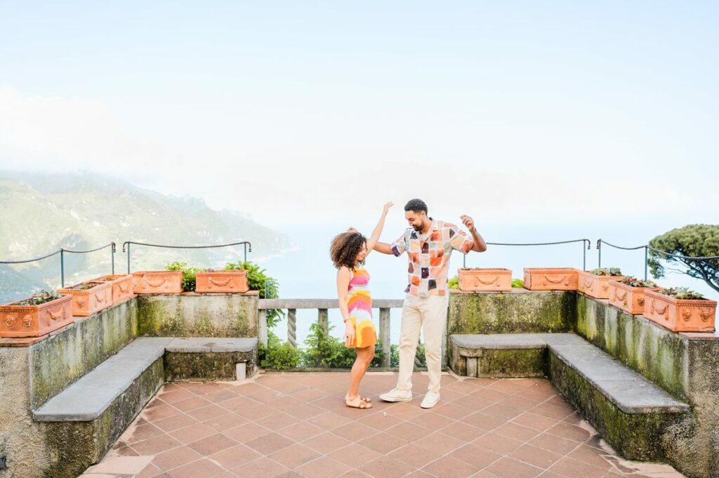 luxury wedding proposal in Ravello