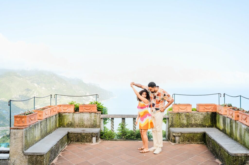 luxury wedding proposal in Ravello