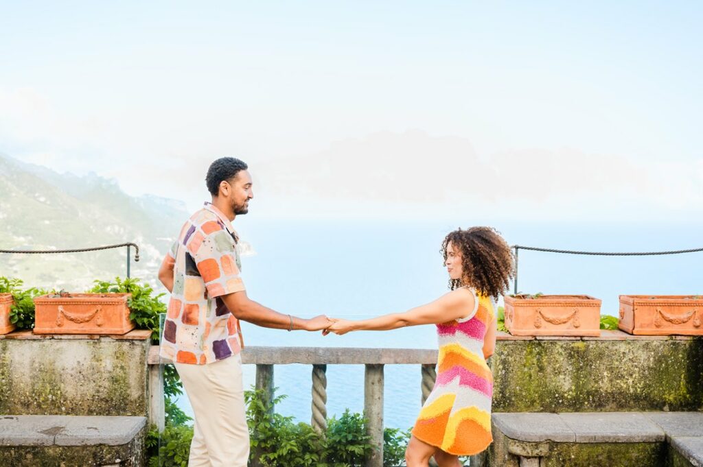 luxury wedding proposal in Ravello