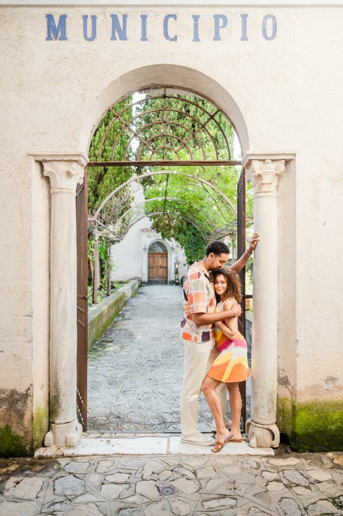 luxury wedding proposal in Ravello