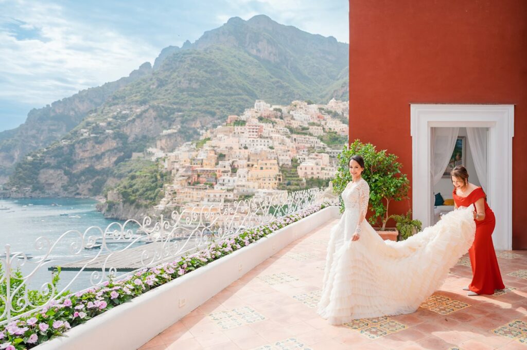 wedding at Rada Positano and Marincanto Hotel