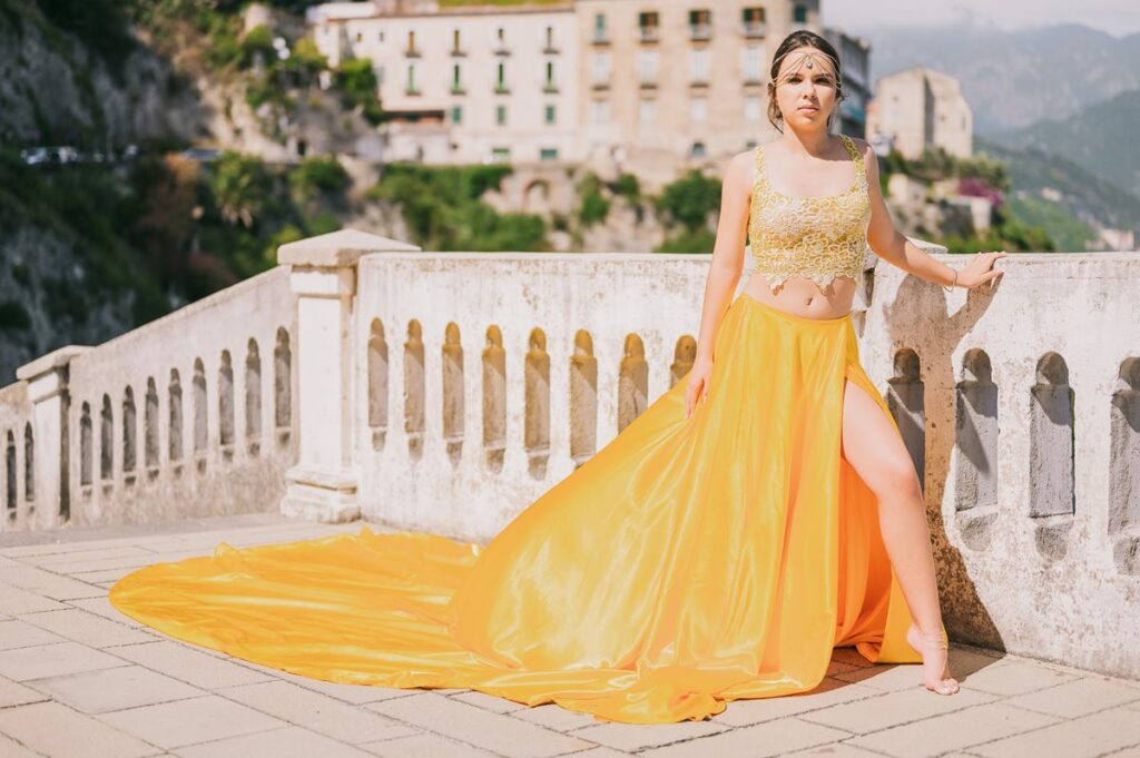 Amalfi Coast quinceañera photo shooting