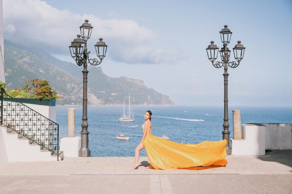 Amalfi Coast quinceañera photo shooting