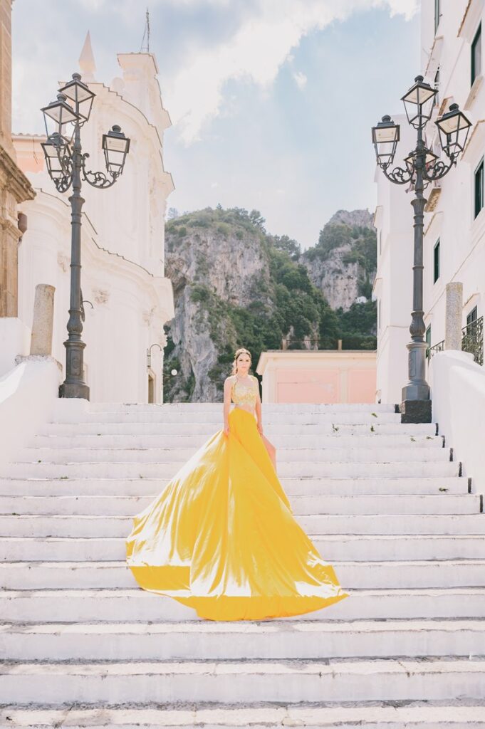 Amalfi Coast quinceañera photo shooting