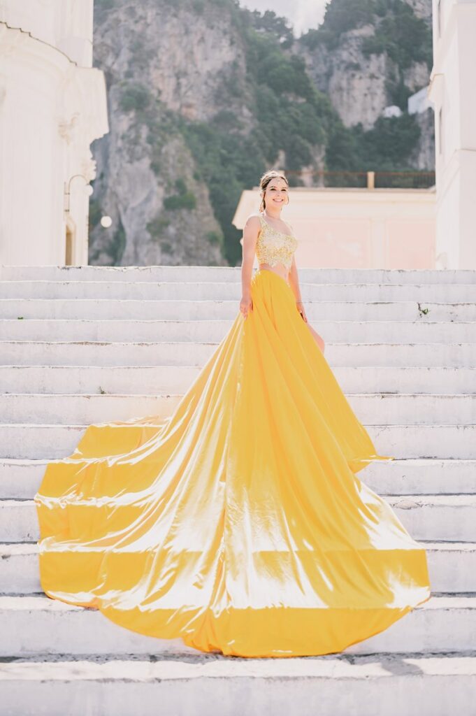 Amalfi Coast quinceañera photo shooting