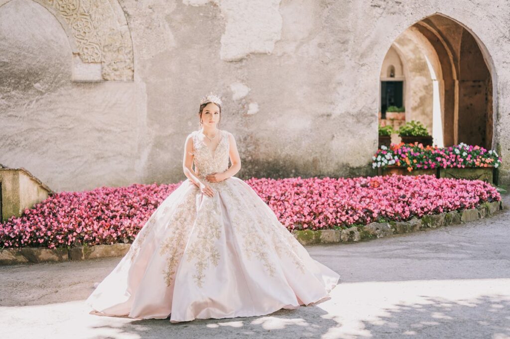 Amalfi Coast quinceañera photo shooting