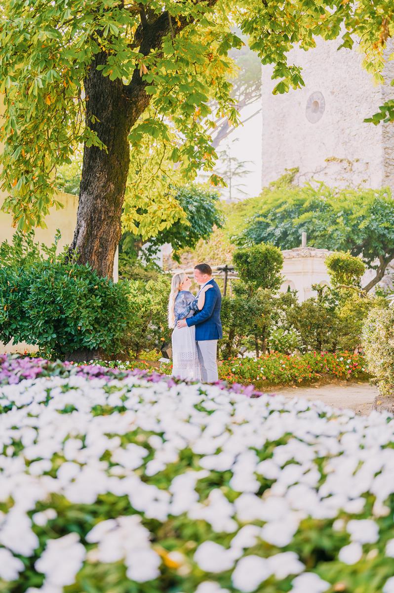 Enagement shooting in Ravello and Villa Rufolo