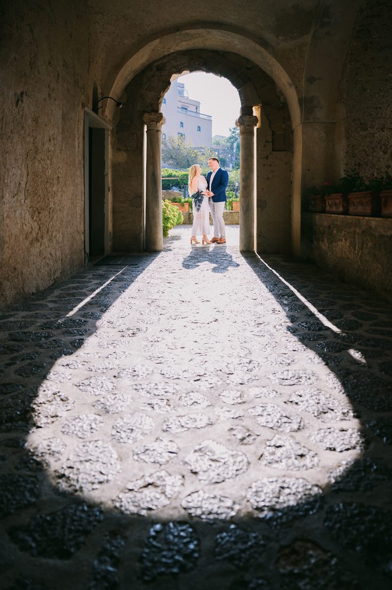 Enagement shooting in Ravello and Villa Rufolo