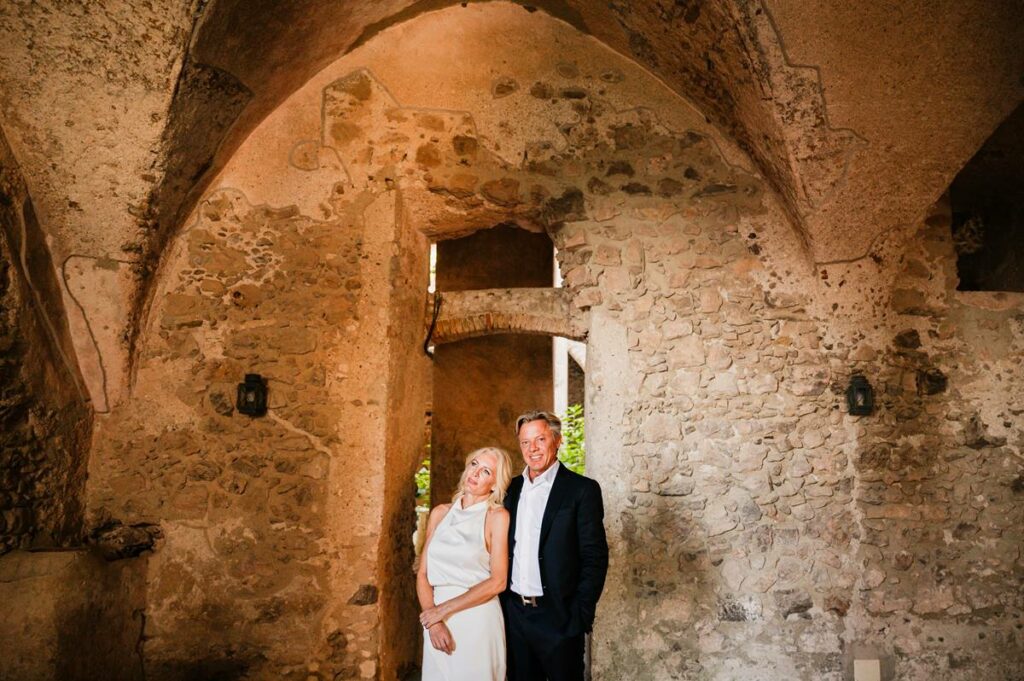 Honeymoon shooting in Villa Rufolo Ravello