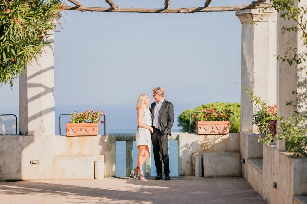 Honeymoon shooting in Villa Rufolo Ravello