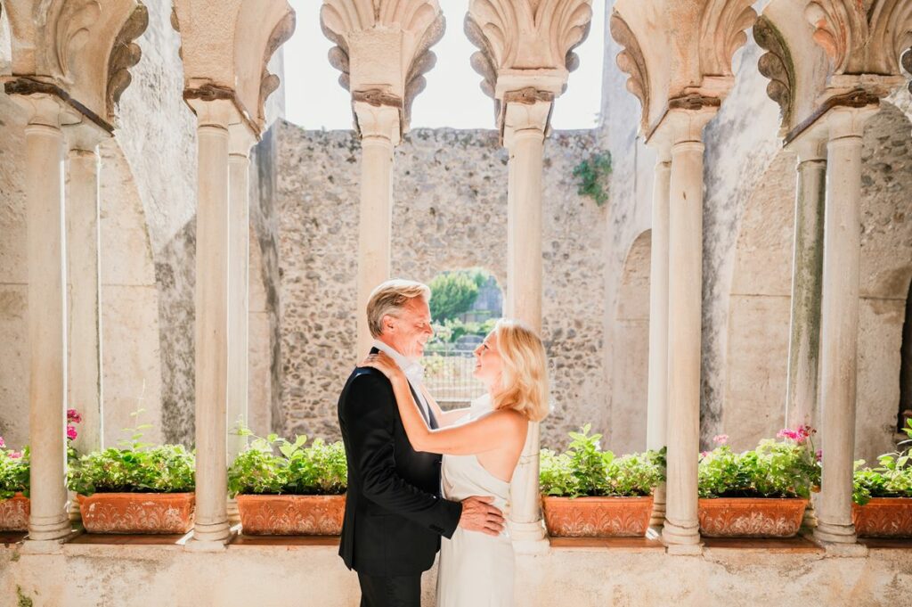 Honeymoon shooting in Villa Rufolo Ravello