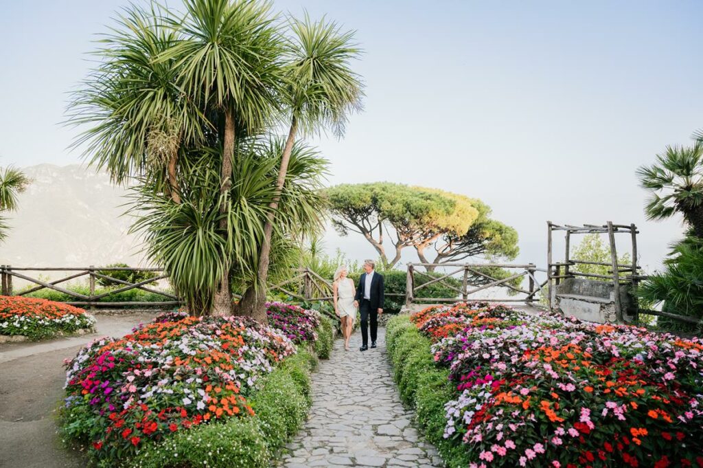 Honeymoon shooting in Villa Rufolo Ravello