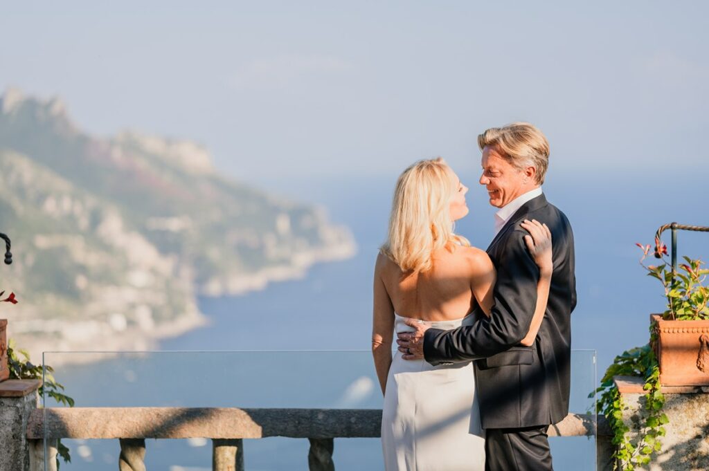 Honeymoon shooting in Villa Rufolo Ravello