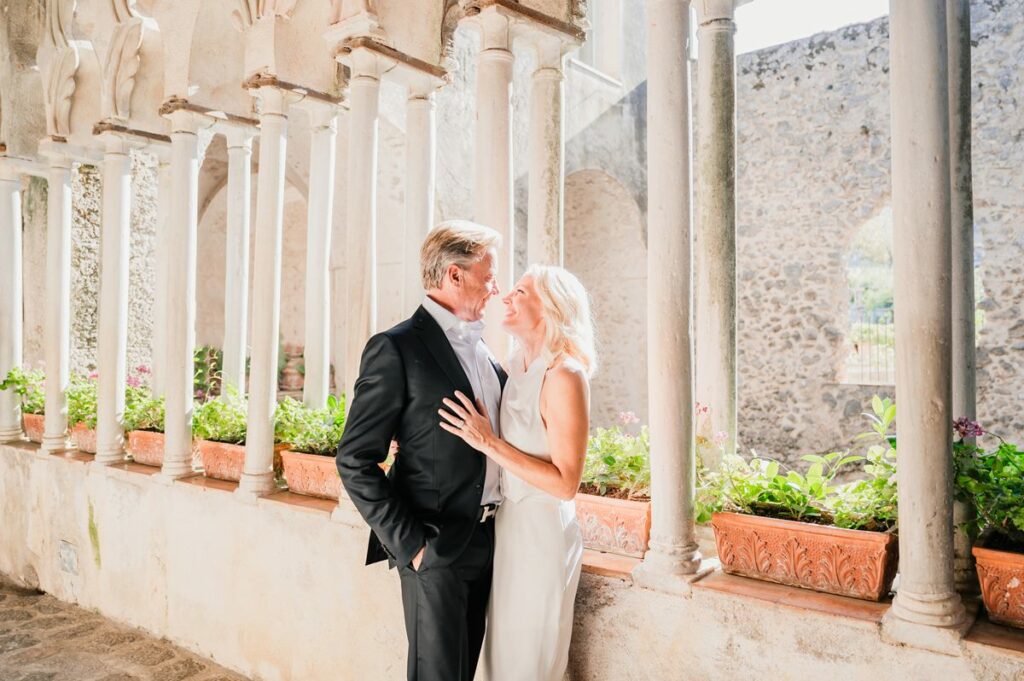 Honeymoon shooting in Villa Rufolo Ravello