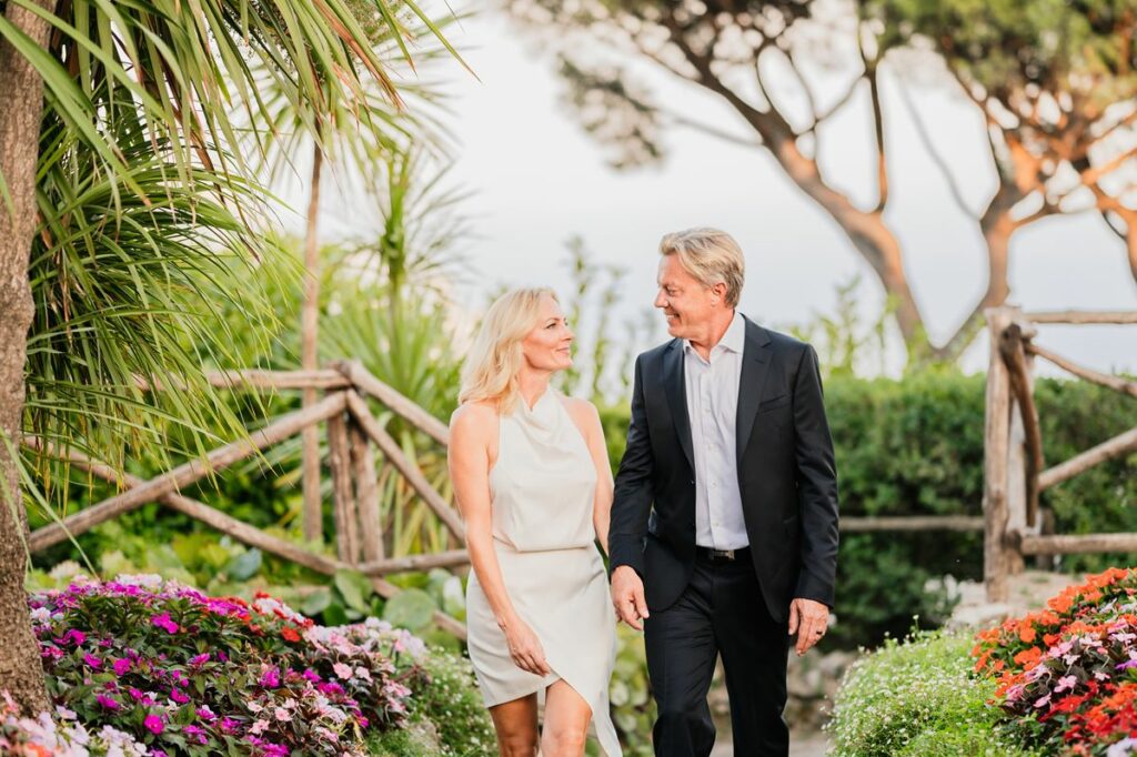 Honeymoon shooting in Villa Rufolo Ravello