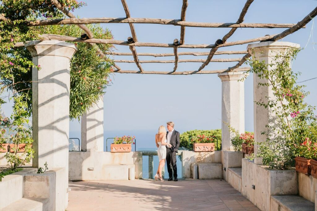 Honeymoon shooting in Villa Rufolo Ravello