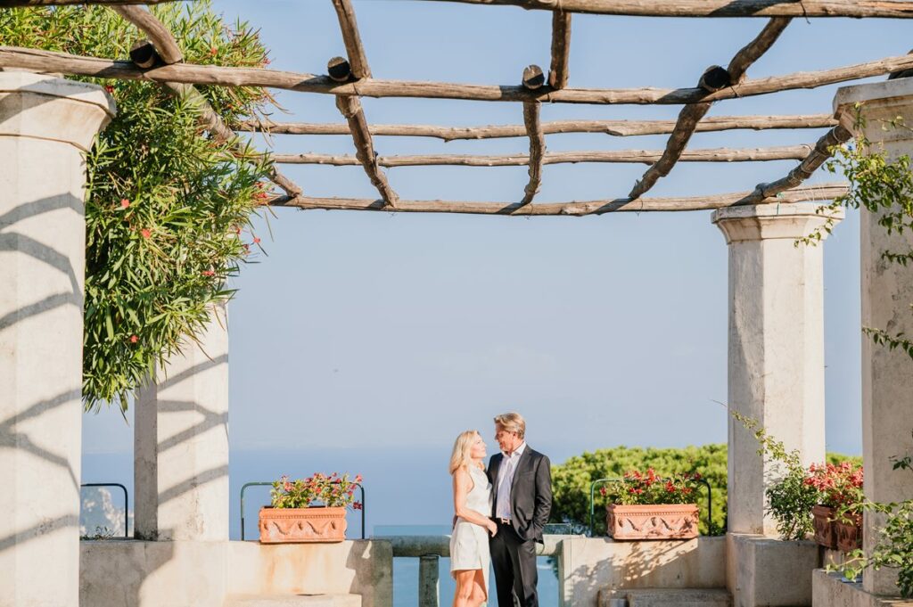 Honeymoon shooting in Villa Rufolo Ravello