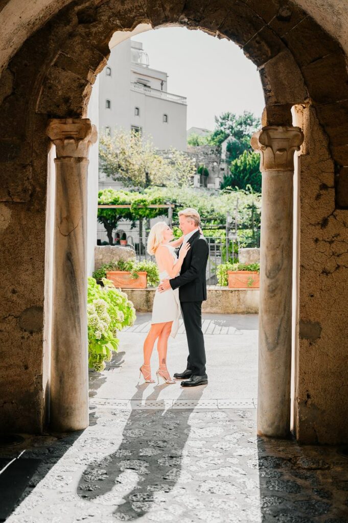 Honeymoon shooting in Villa Rufolo Ravello