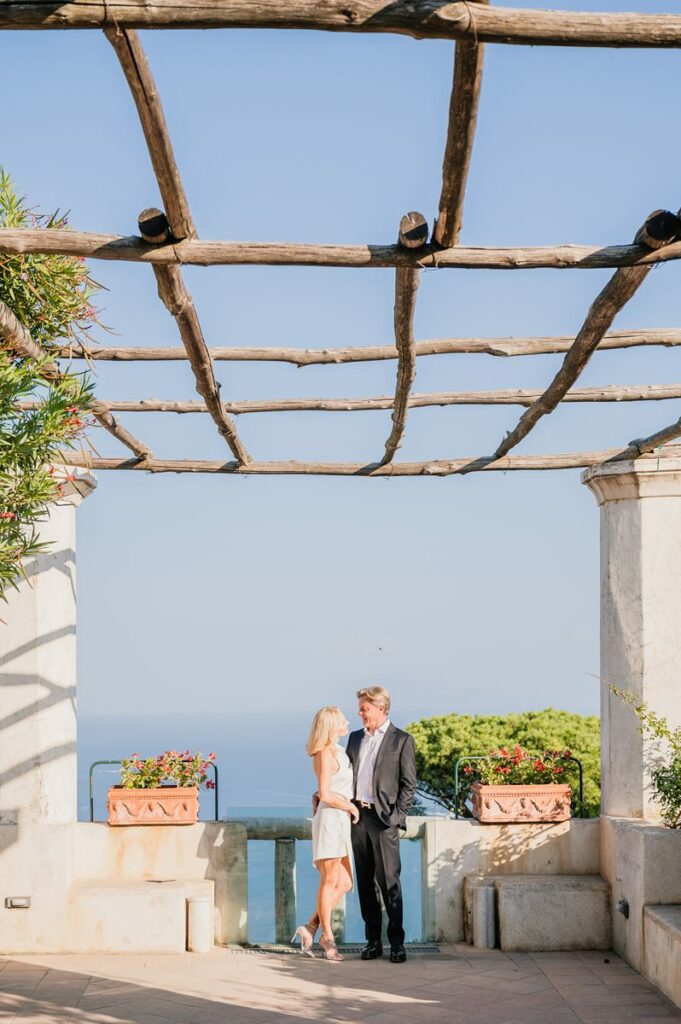 Honeymoon shooting in Villa Rufolo Ravello