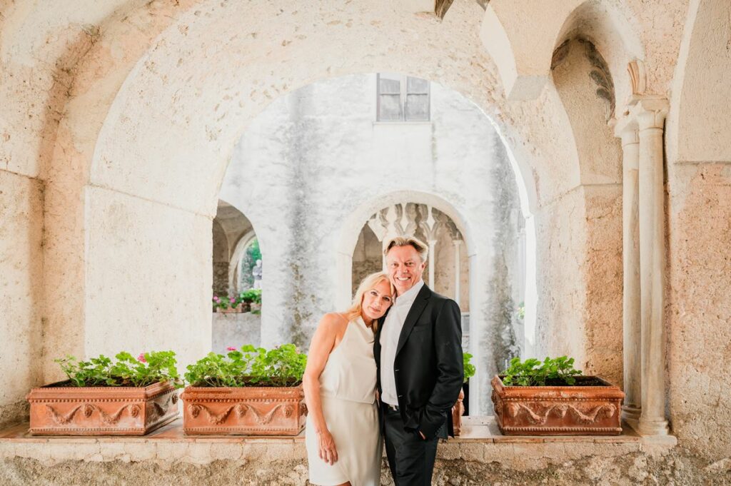 Honeymoon shooting in Villa Rufolo Ravello