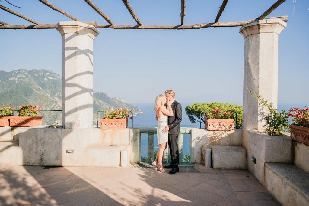 Honeymoon shooting in Villa Rufolo Ravello