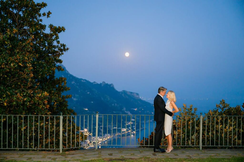 Honeymoon shooting in Villa Rufolo Ravello