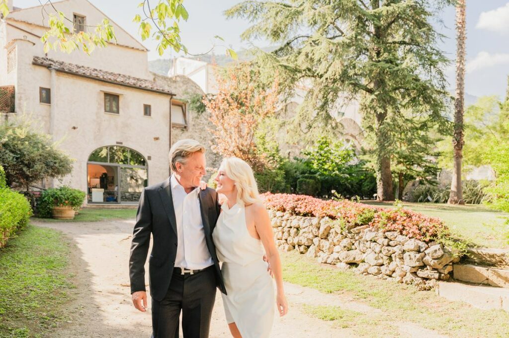 Honeymoon shooting in Villa Rufolo Ravello