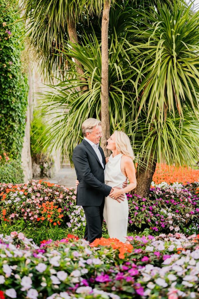 Honeymoon shooting in Villa Rufolo Ravello