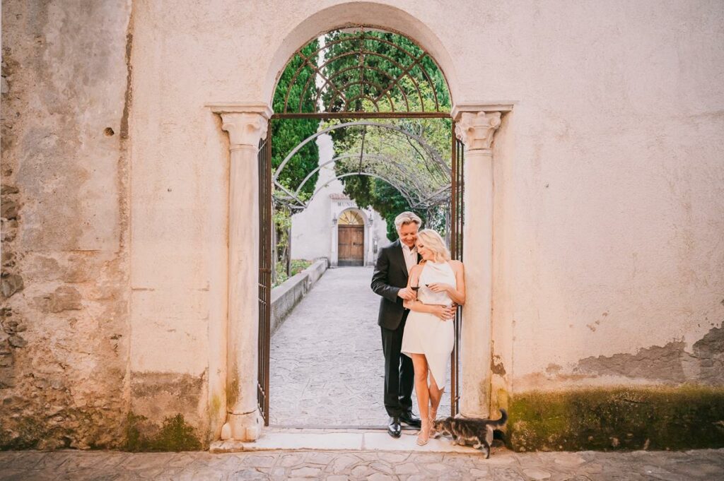 Honeymoon shooting in Villa Rufolo Ravello