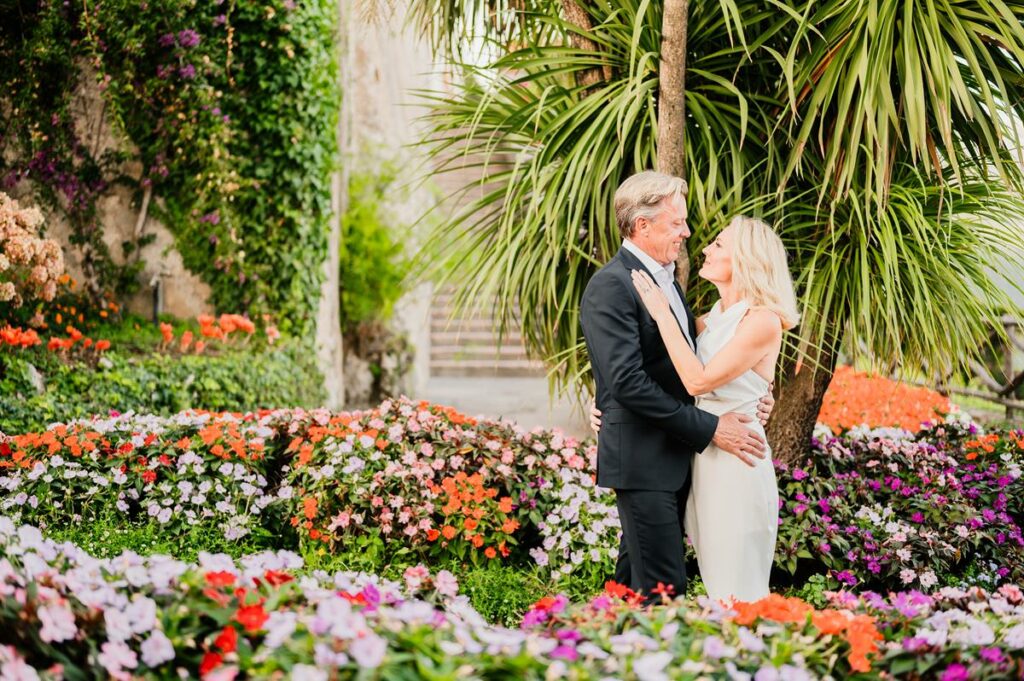 Honeymoon shooting in Villa Rufolo Ravello