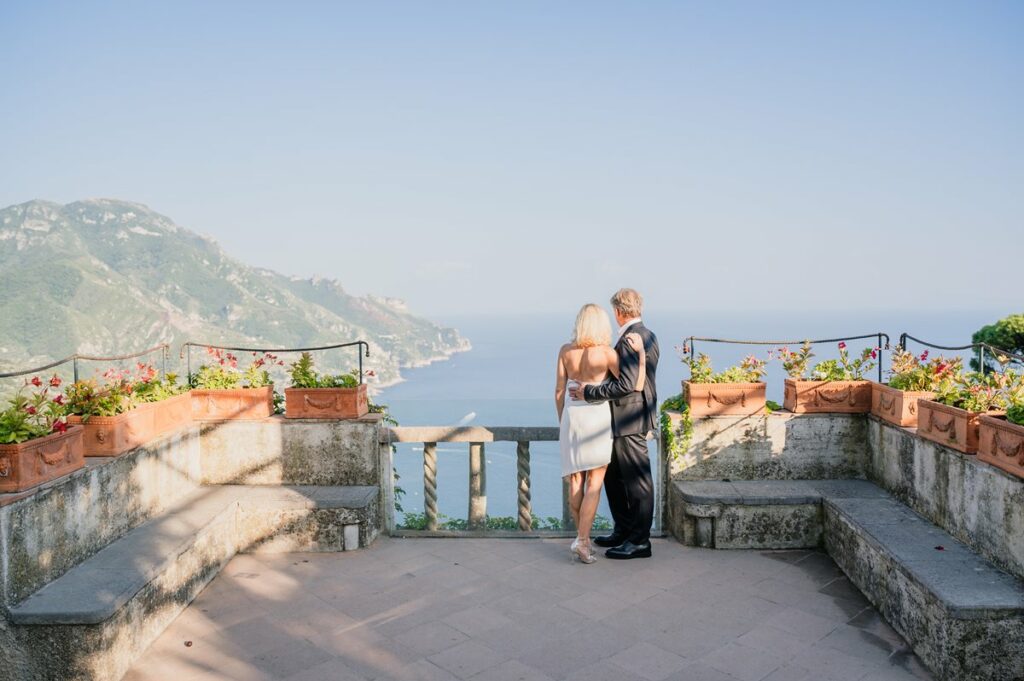 Honeymoon shooting in Villa Rufolo Ravello