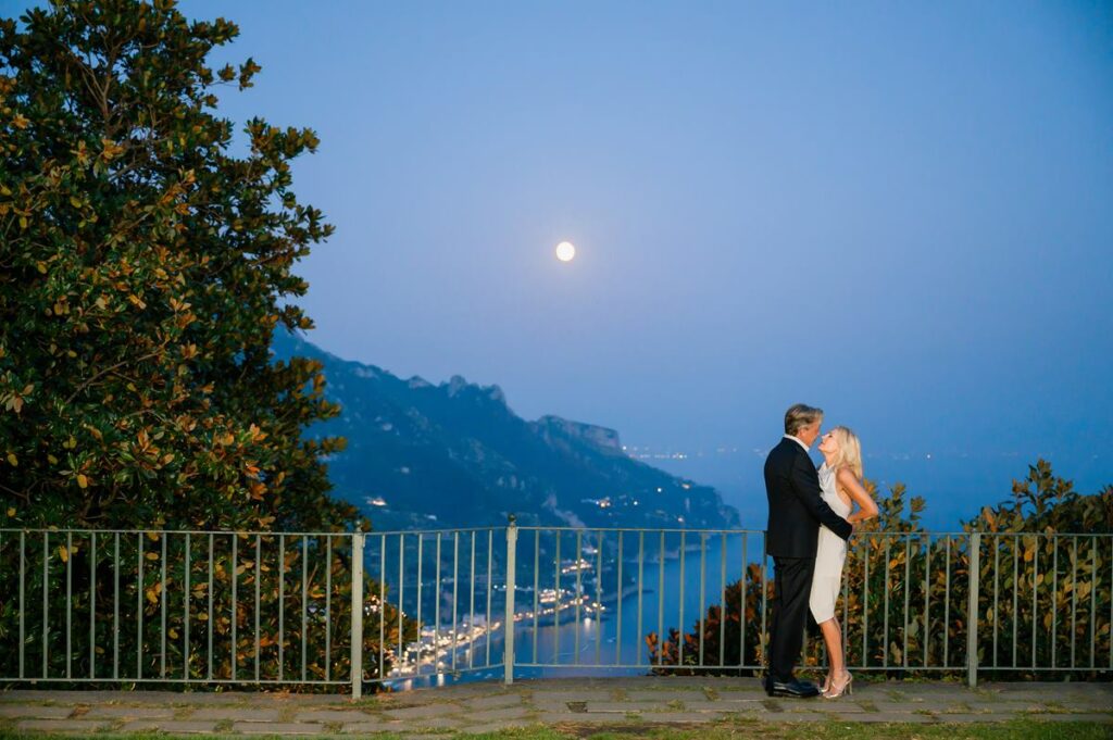 Honeymoon shooting in Villa Rufolo Ravello