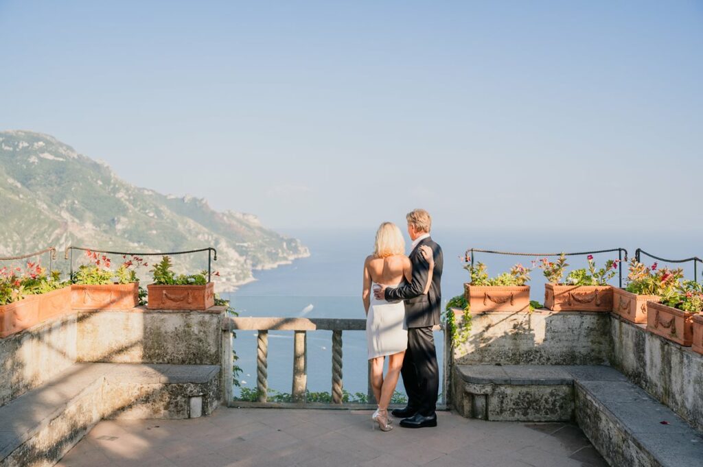 Honeymoon shooting in Villa Rufolo Ravello