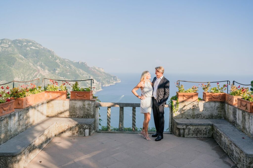 Honeymoon shooting in Villa Rufolo Ravello