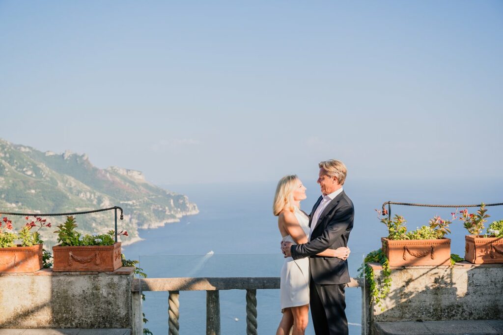 Honeymoon shooting in Villa Rufolo Ravello