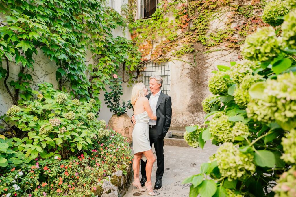 Honeymoon shooting in Villa Rufolo Ravello