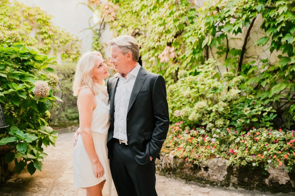 Honeymoon shooting in Villa Rufolo Ravello