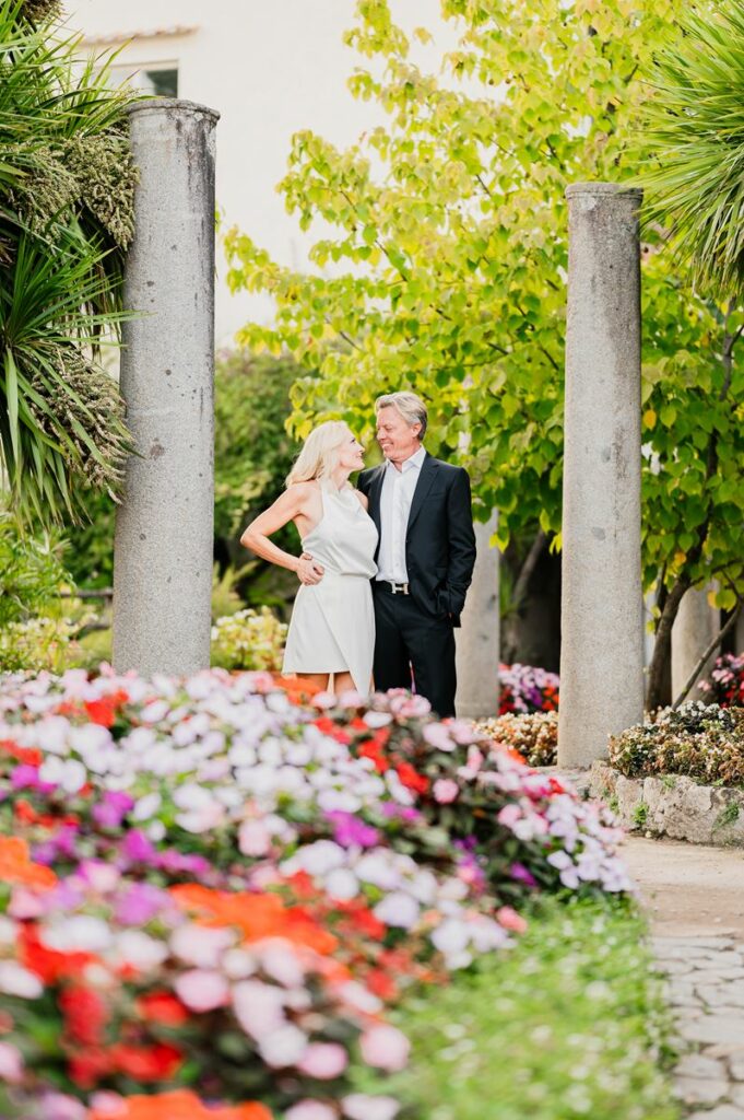 Honeymoon shooting in Villa Rufolo Ravello