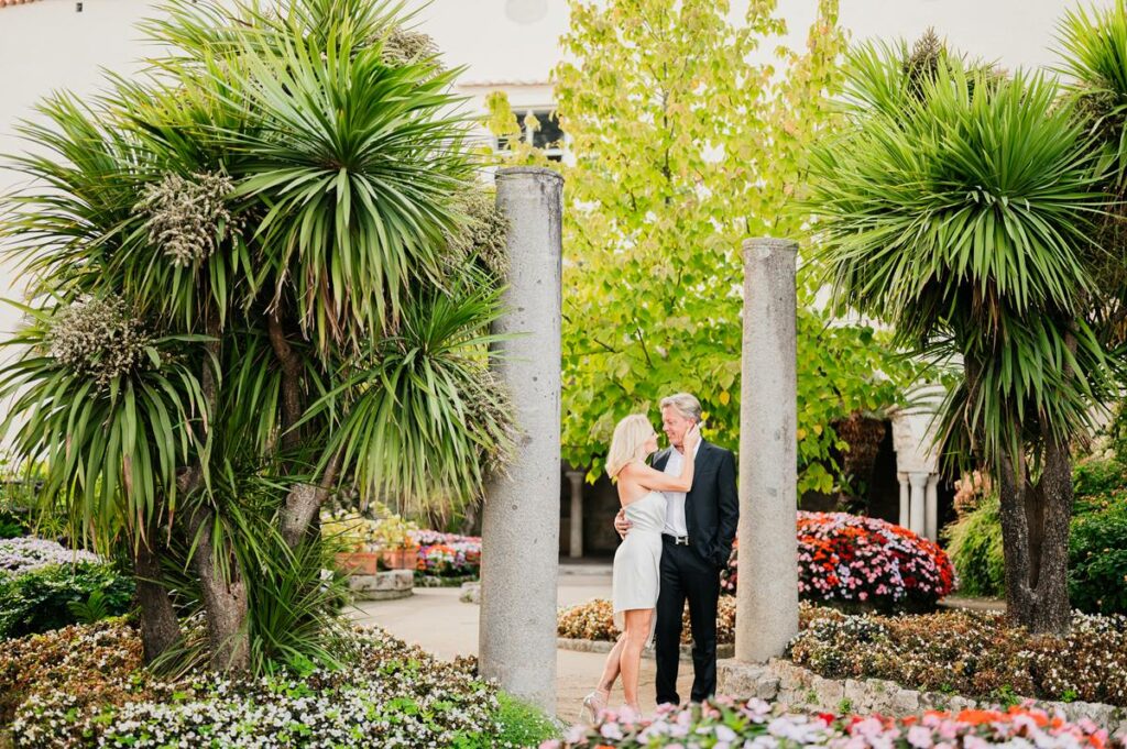 Honeymoon shooting in Villa Rufolo Ravello