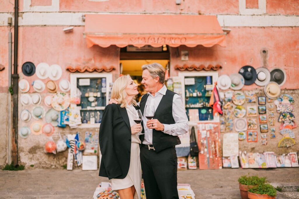 Honeymoon shooting in Villa Rufolo Ravello