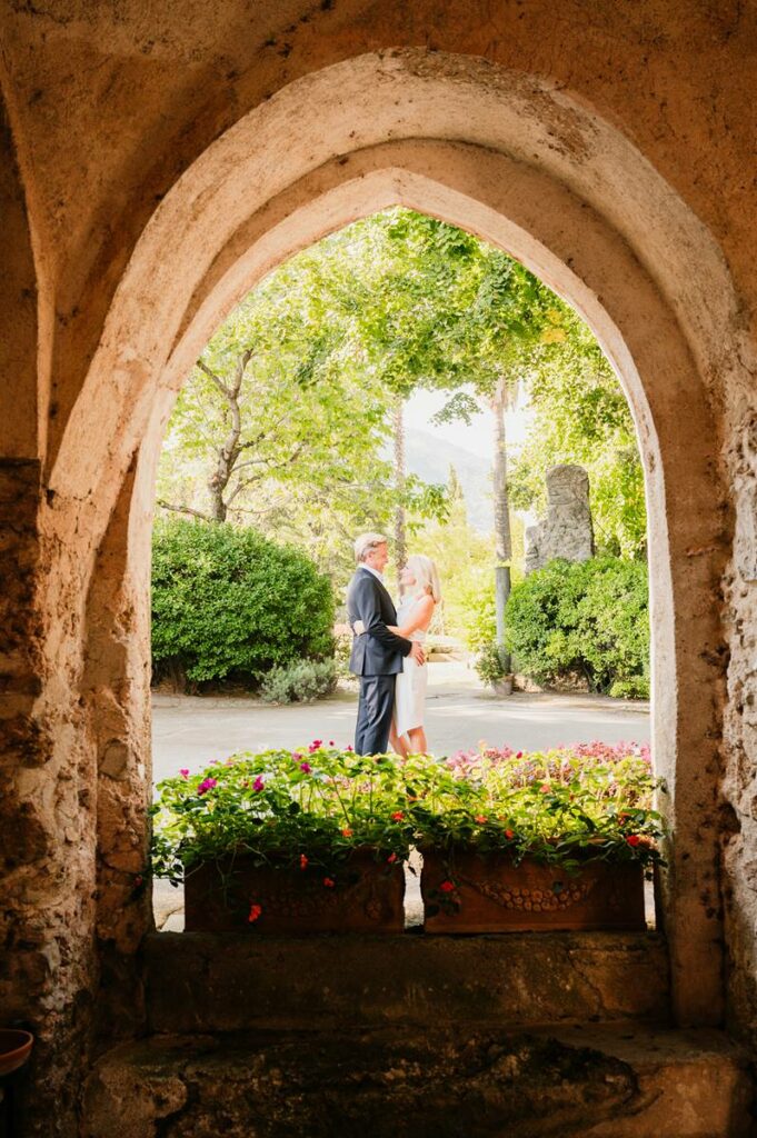 Honeymoon shooting in Villa Rufolo Ravello