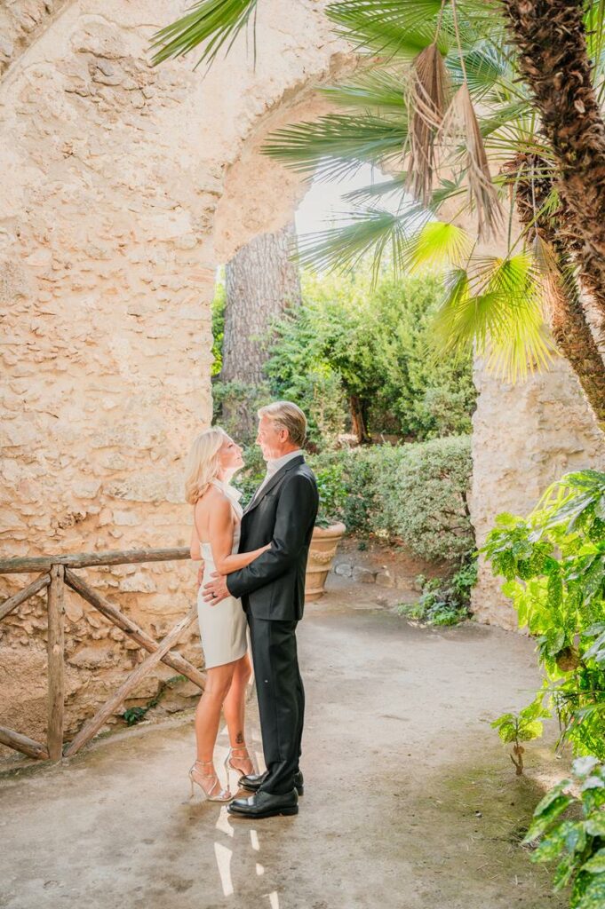 Honeymoon shooting in Villa Rufolo Ravello