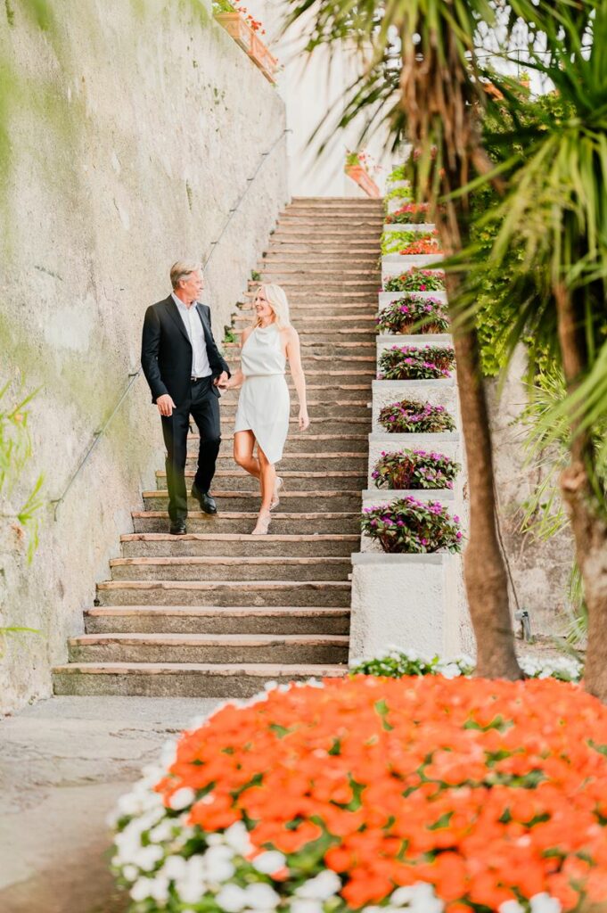 Honeymoon shooting in Villa Rufolo Ravello